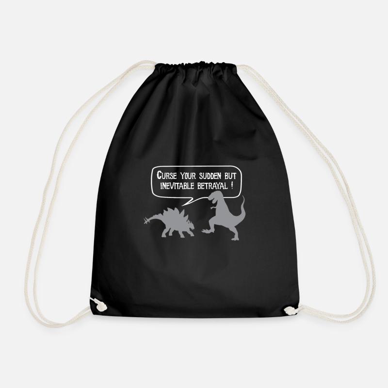 Curse your betrayal! - Drawstring Bag - black