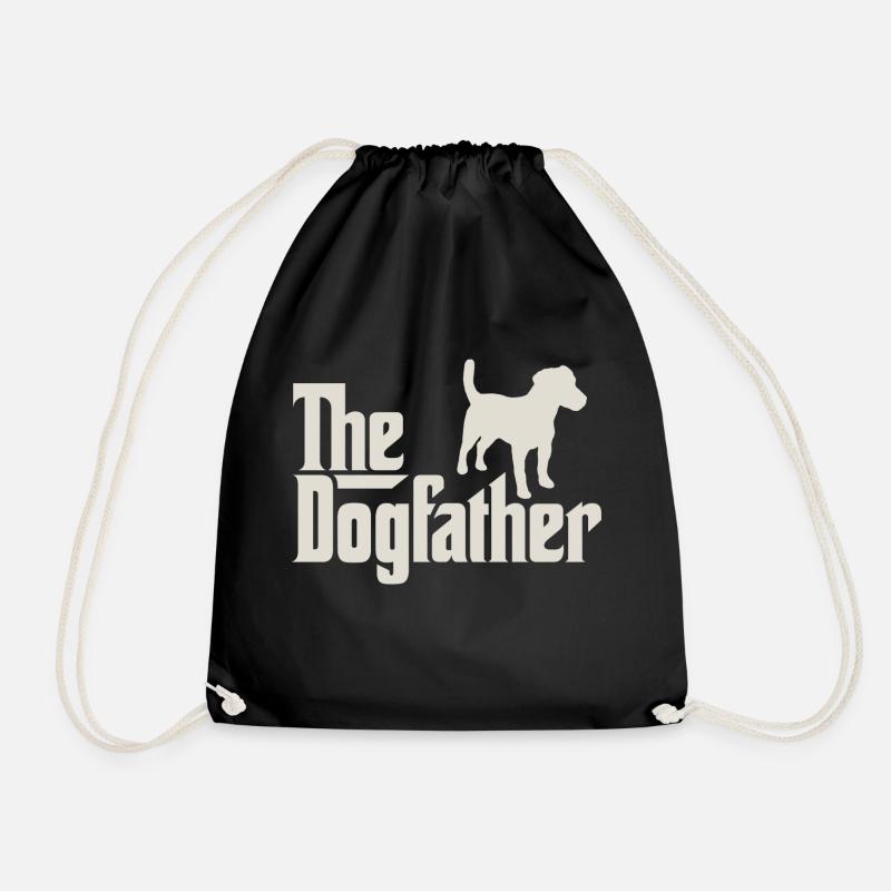 The Dogfather - Parson Jack Russell Terrier - Turnbeutel - Schwarz