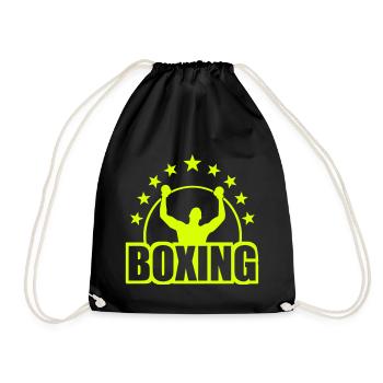 boxing - Turnbeutel - Schwarz - Vorne