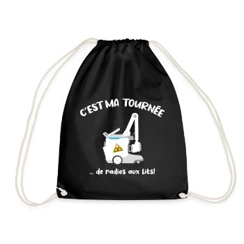 C'est ma tournée Cadeau Manip Radio Radiologie - Sac de sport léger - noir - Devant