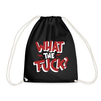 What the fuck? - Turnbeutel - Schwarz - Vorne