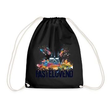 Cologne Kölle Carnival Gebützt Kölle Alaaf Jeck Party - Drawstring Bag - black - Front
