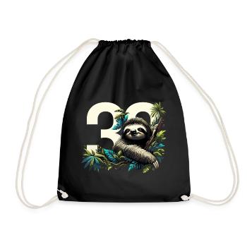 30 ans de paresseux 30e cadeau d’anniversaire - Sac de sport léger - noir - Devant