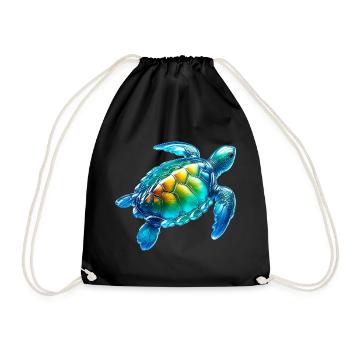 Tortue - Sac de sport léger - noir - Devant