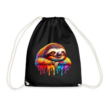 Paresse - Sac de sport léger - noir - Devant