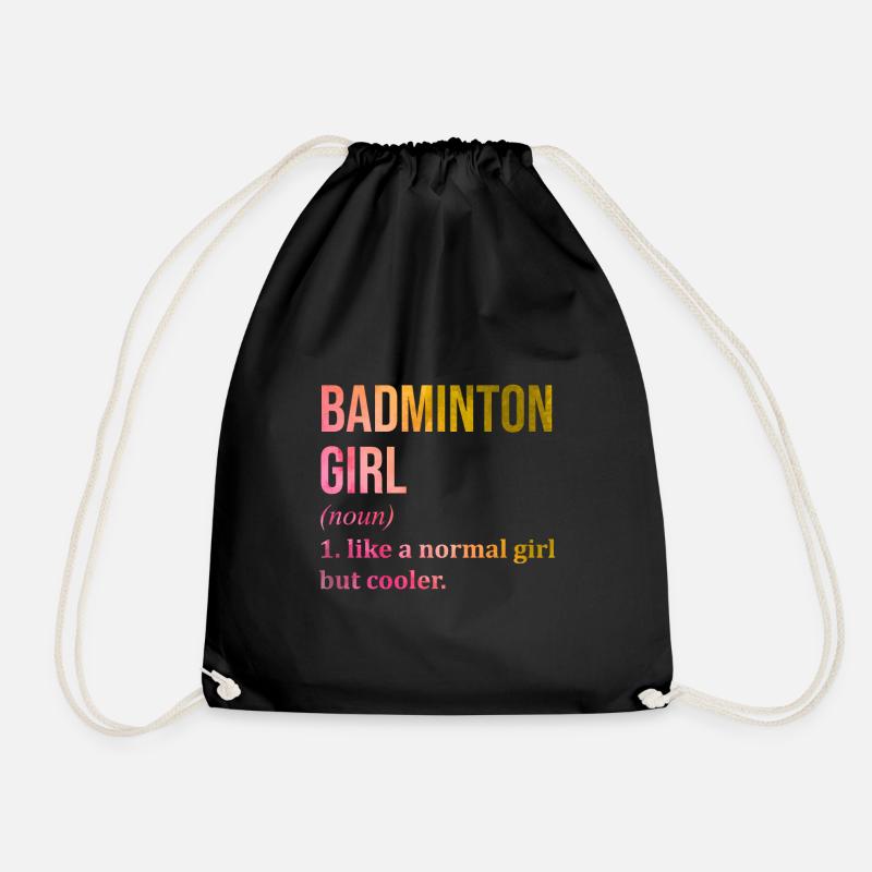Badminton - Turnbeutel - Schwarz