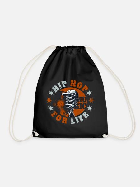 Hip Hop for Life - Turnbeutel - Schwarz