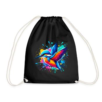 Martin-pêcheur - Sac de sport léger - noir - Devant