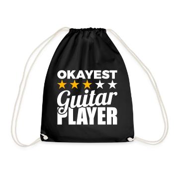 Guitariste moyen - Sac de sport léger - noir - Devant