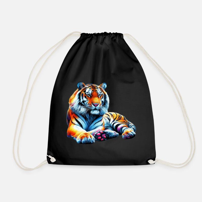 Tiger - Turnbeutel - Schwarz