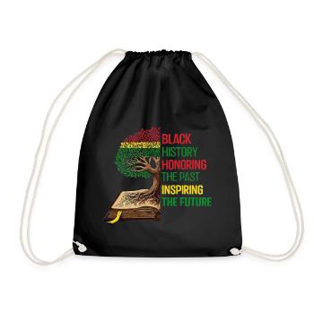 Honorer le passé Inspirer l’avenir tshirt - Sac de sport léger - noir - Devant