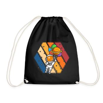 Ballon astronaute Galaxy Splash - Sac de sport léger - noir - Devant