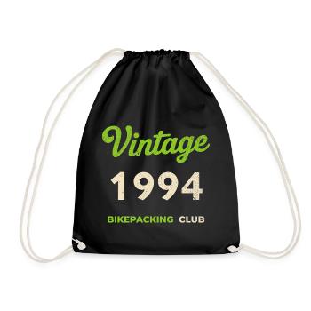 Vintage 1994 – Année de naissance rétro du Bikepacking Club - Sac de sport léger - noir - Devant