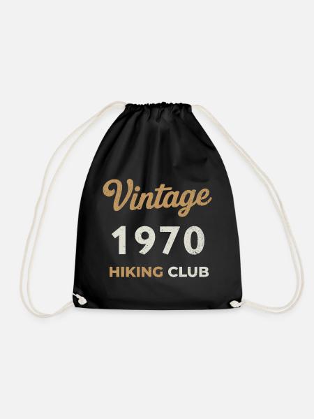 Millésime 1970 – Année de naissance rétro du Yachting Club - Sac de sport léger - noir