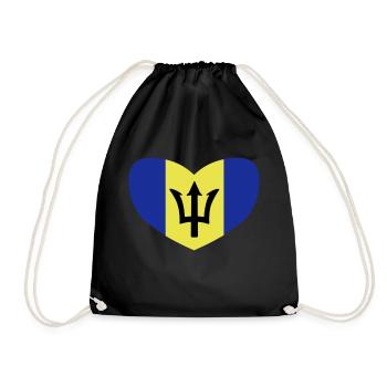 Ich liebe Barbados - Turnbeutel - Schwarz - Vorne