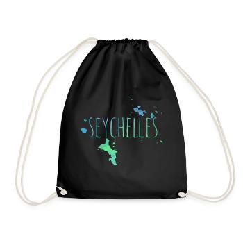 Seychelles - Turnbeutel - Schwarz - Vorne