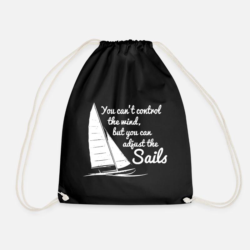 Segeln-T-Shirts - Turnbeutel - Schwarz