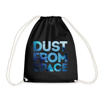dust from space HIPSTER MOUSTACHE GEEK SWAG STYLE - Turnbeutel - Schwarz - Vorne