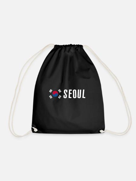 Seoul - Turnbeutel - Schwarz