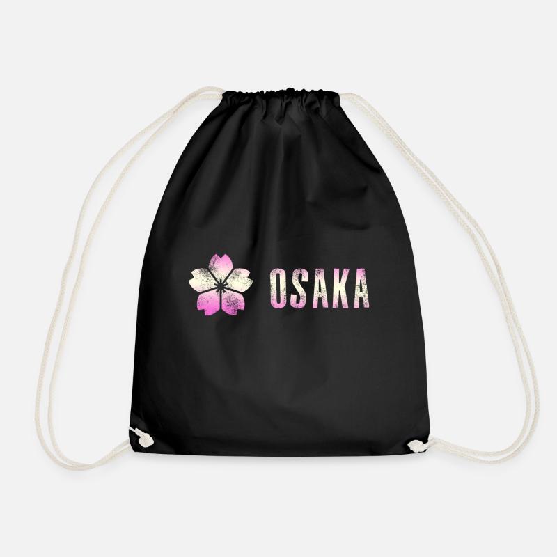 Osaka - Japan - Turnbeutel - Schwarz