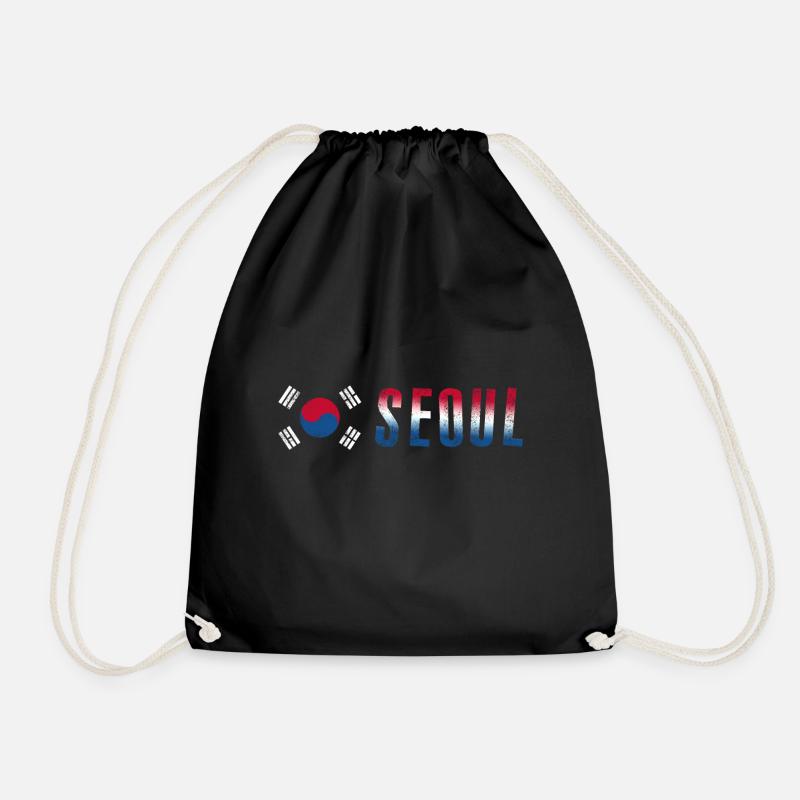 Séoul | Corée - Sac de sport léger - noir