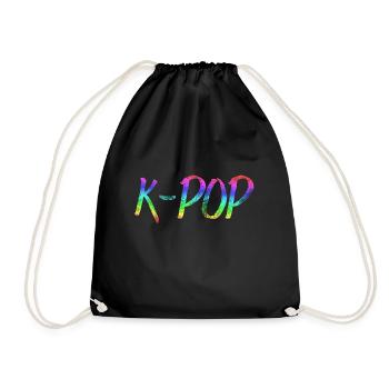 K-POP - Turnbeutel - Schwarz - Vorne