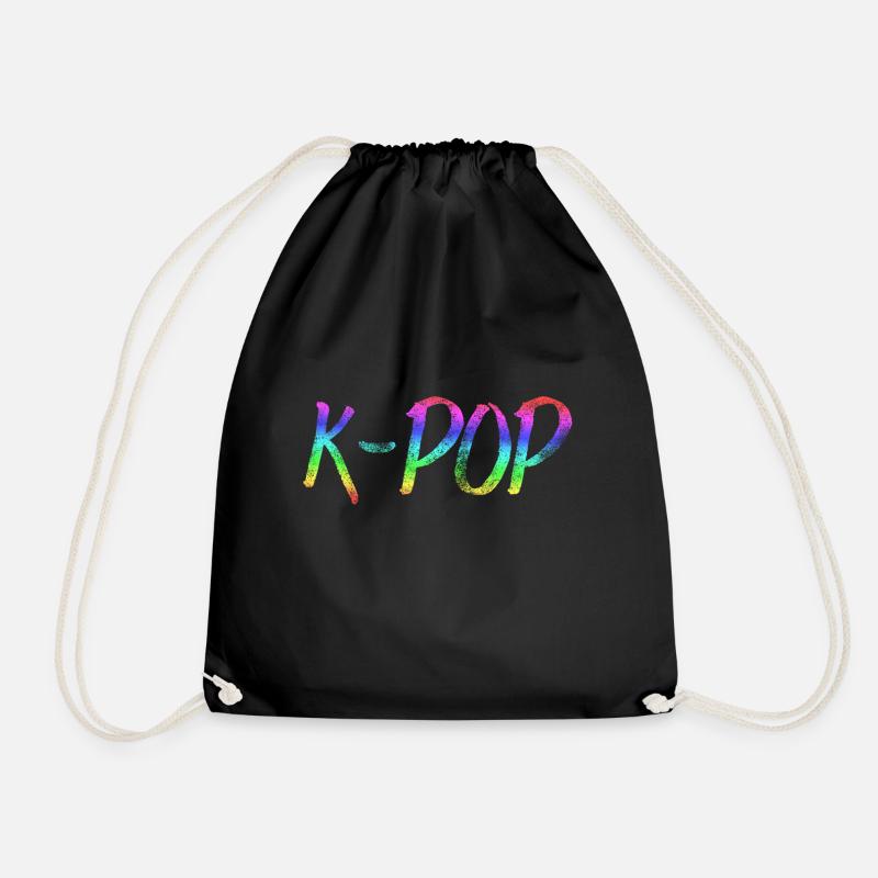 K-POP - Turnbeutel - Schwarz