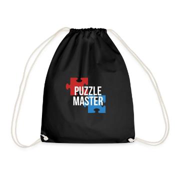 Puzzle master hobby gift idea - Sac de sport léger - noir - Devant