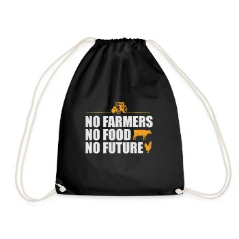 No Farmers No Food No Future - Agriculture - Sac de sport léger - noir - Devant