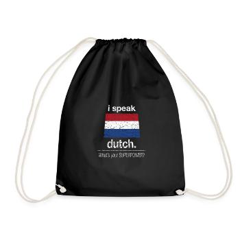 Pays-Bas Pays-Bas Néerlandais Néerlandais - Sac de sport léger - noir - Devant