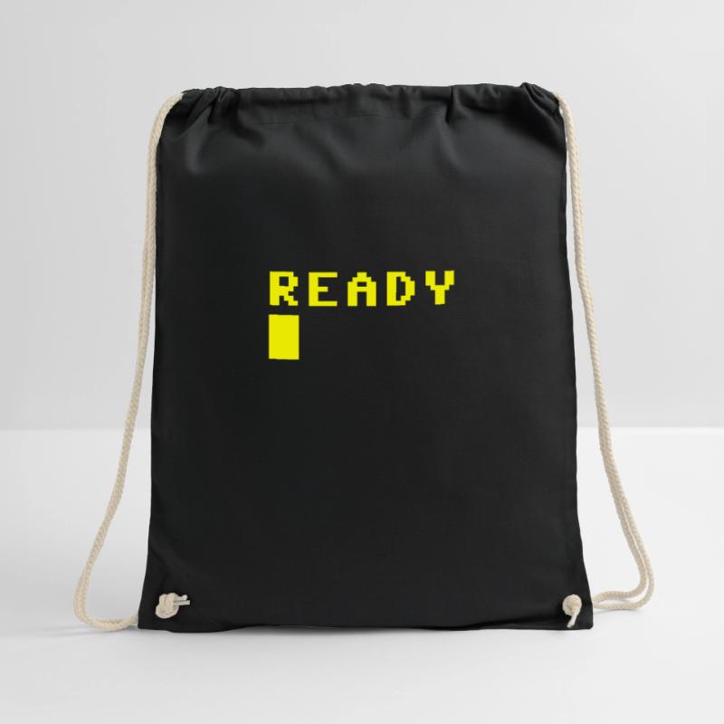 Ready Computer Screen Screen Ready Error Drawstring Bag