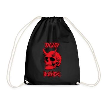 Devil Skull Dead Inside - Sac de sport léger - noir - Devant