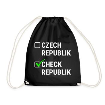 Reise nach Tschechien für Czech Republik Fans - Turnbeutel - Schwarz - Vorne