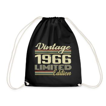 Anniversaire 58 Ans Millésime 1966 Cadeau 1966 - Sac de sport léger - noir - Devant