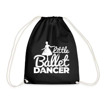 Little Ballet Dancer - Drawstring Bag - black - Front