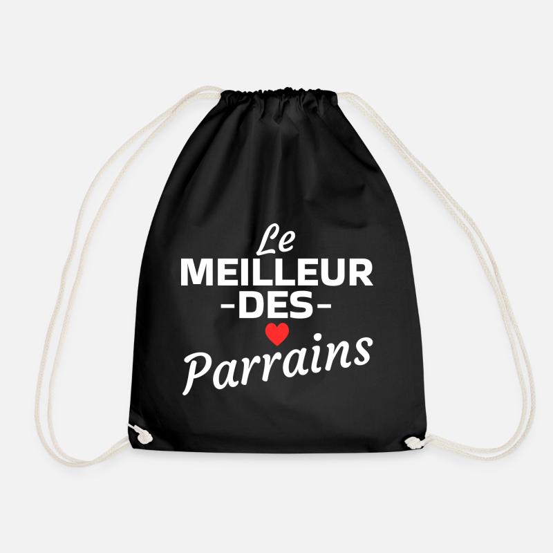 The best of sponsors - Drawstring Bag - black