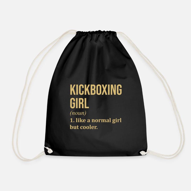 Kickboxen - Turnbeutel - Schwarz