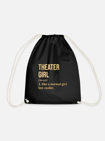 Theater Theater Theater - Gymtas - zwart