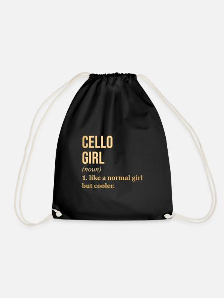 Cello Cello Cello - Turnbeutel - Schwarz