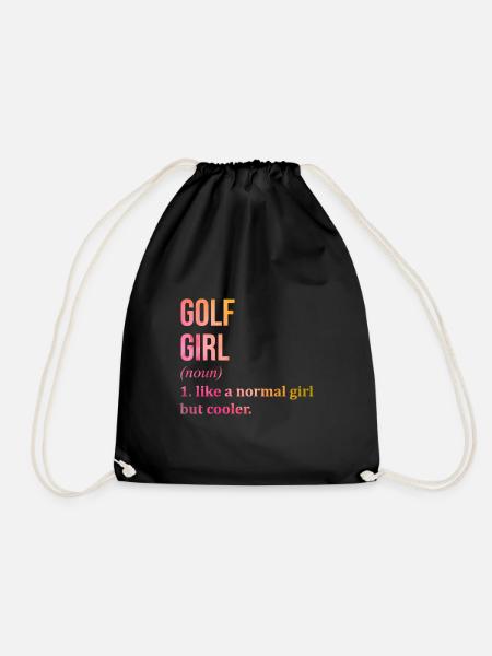 Golf Golf Golf - Turnbeutel - Schwarz