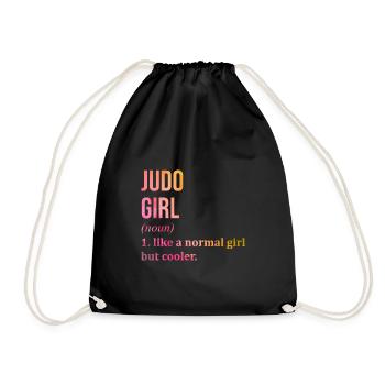 Judo - Turnbeutel - Schwarz - Vorne