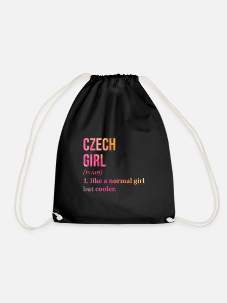 Tschechisch Tschechisch Tschechisch - Turnbeutel - Schwarz