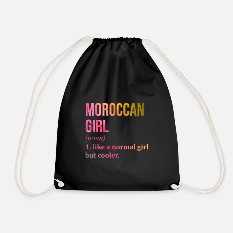 Maroc - Sac de sport léger - noir