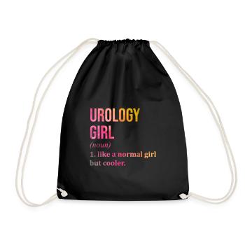 Urologist Urologist Urologist - Drawstring Bag - black - Front