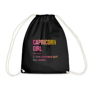 Capricorne - Sac de sport léger - noir - Devant
