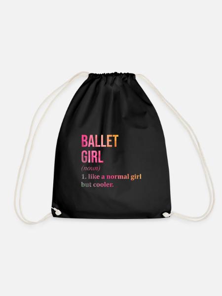 Ballerina Ballerina Ballerina - Turnbeutel - Schwarz