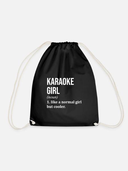 Karaoke Karaoke Karaoke - Turnbeutel - Schwarz