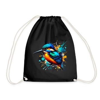 Martin-pêcheur - Sac de sport léger - noir - Devant
