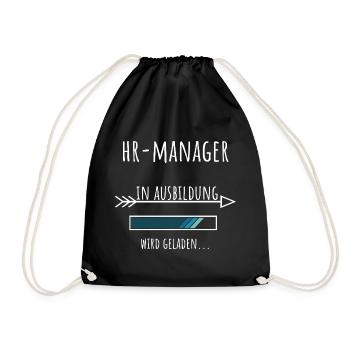 Human Resources Management Profession Training HR Manager - Drawstring Bag - black - Front