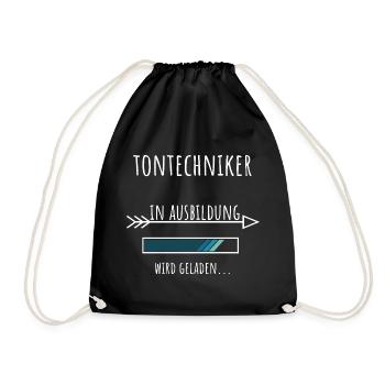 Audio Engineering Studies Profession Training Sound Technician - Drawstring Bag - black - Front